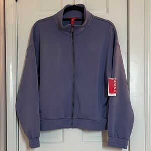 SPANX Purple Bomber Jacket
